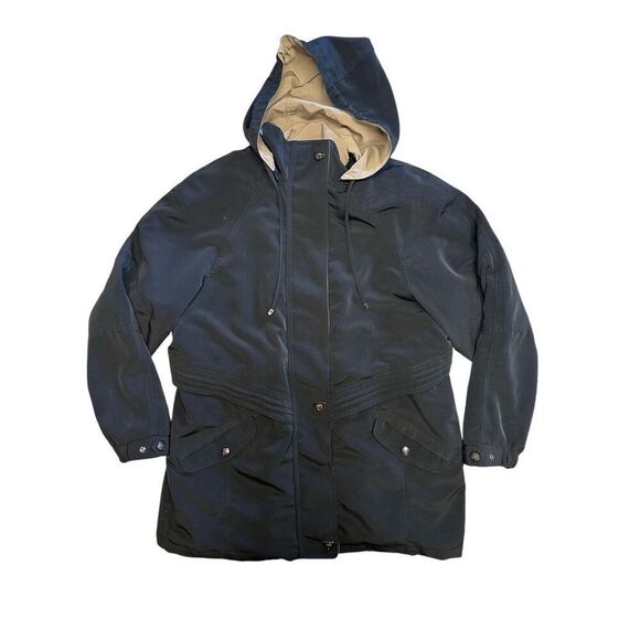 St John's Bay Womens Medium Winter Rain Snow Removable Liner & Hood Jacket - Picture 1 of 9